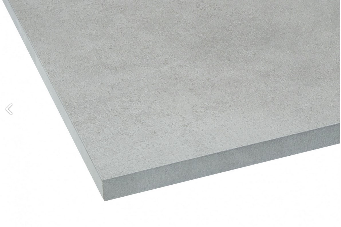 Terrassenplatten GEPADI 100x100x2 Absolute Grau matt Beton-Stein-Stahloptik Rektifiziert