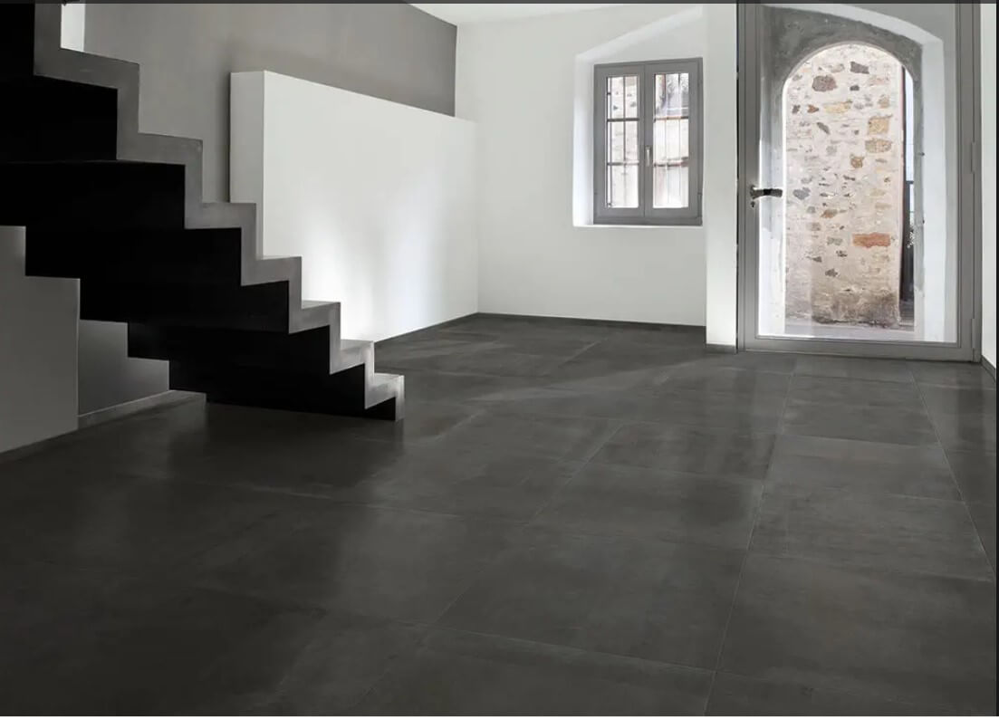Interbau Adana volcano 80x80 BODEN-WAND-Fliesen Stein-optik