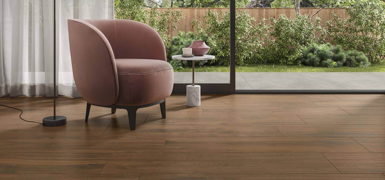 Villeroy & Boch Oak Side chocolate 30x120 BODEN-WAND-Fliesen Holz-optik