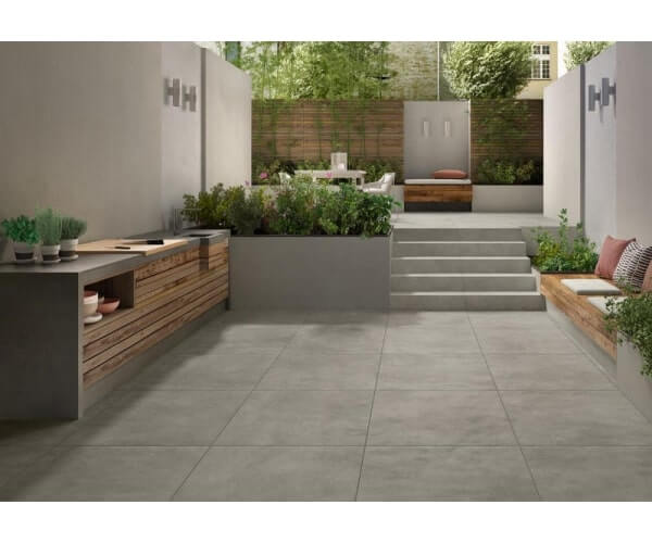 Villeroy & Boch 80x80 Memphis Dark Grey TERRASSENPLATTEN Stein-Beton-Optik