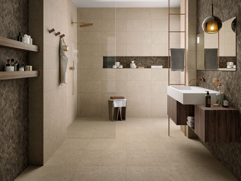 Mileo24 120x120 Adana Sand BODEN-WAND-Fliesen Stein-Beton-optik
