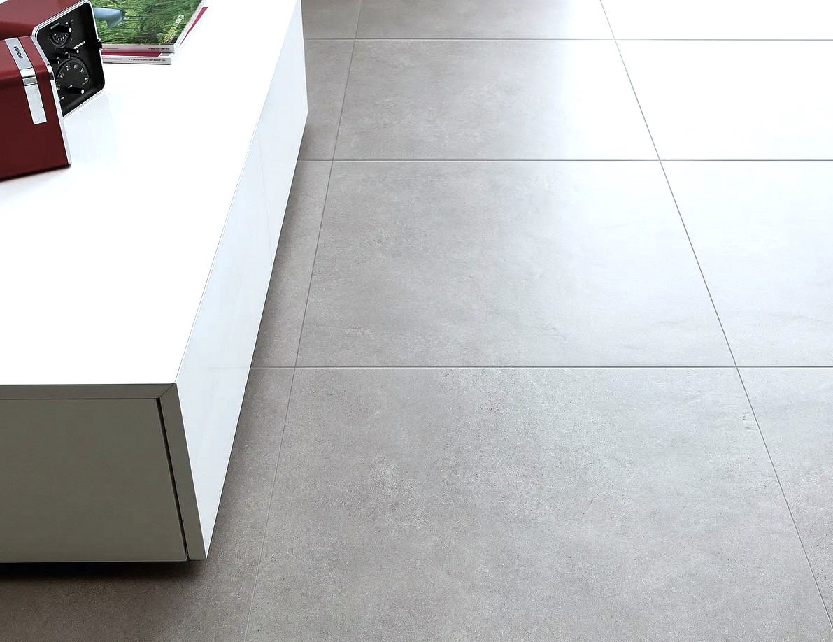 Fliesen Interbau 80x80 Columbia Light Grey Wand+Boden Steinoptik