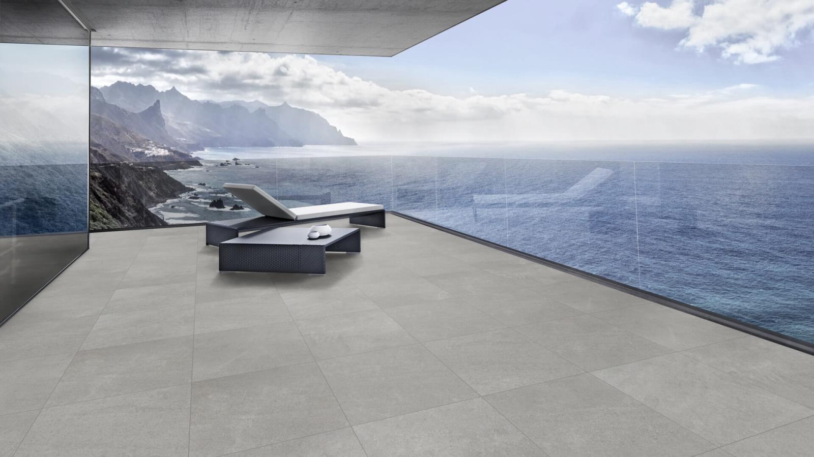 Gepadi 90x90 Nexos Stone 20 grau matt Terrassenplatte Steinoptik