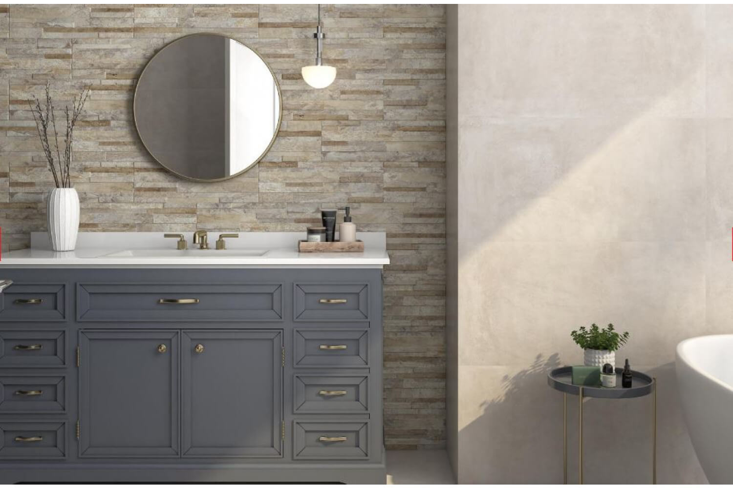 Interbau Empire 120x120 Sand BODEN-WAND-Fliesen Stein-Beton-optik