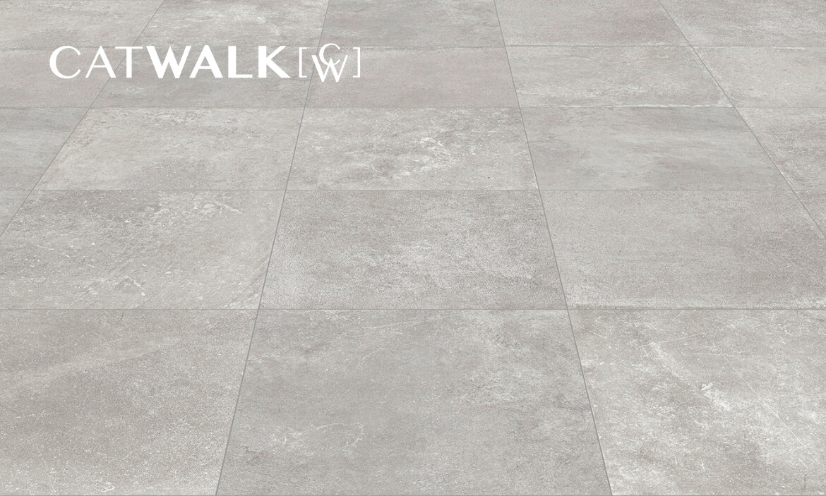 Fliesen Interbau 80x80 Catwalk Grey Feinsteinzeug Beton-Steinoptik II. Sorte