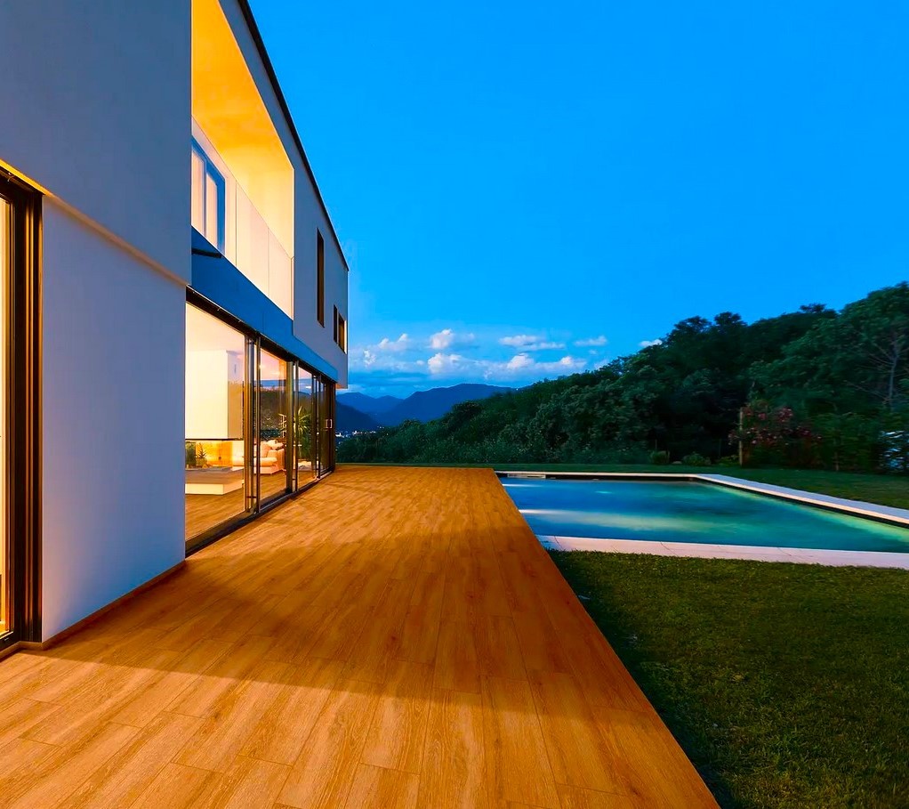 Terrassenplatten NOVABELL 40x120 HOLZOPTIK Artwood CHERRY