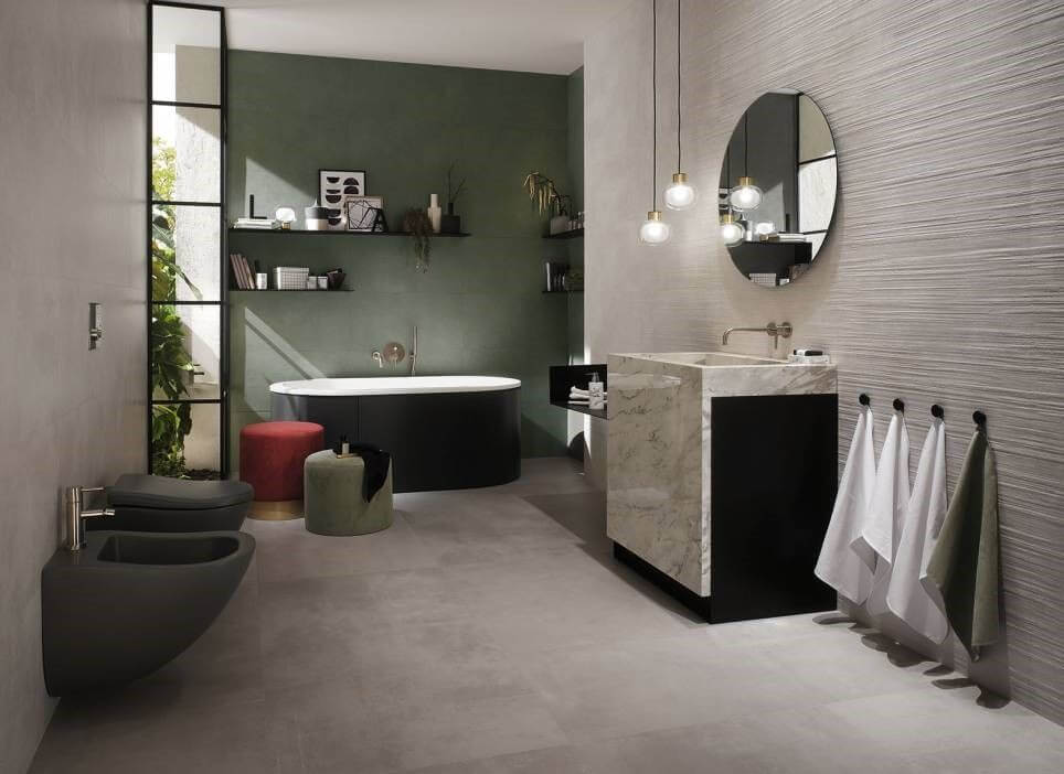 Mileo24 60x120 Unlimited Grau BODEN-WAND-Fliesen Stein-Beton-optik
