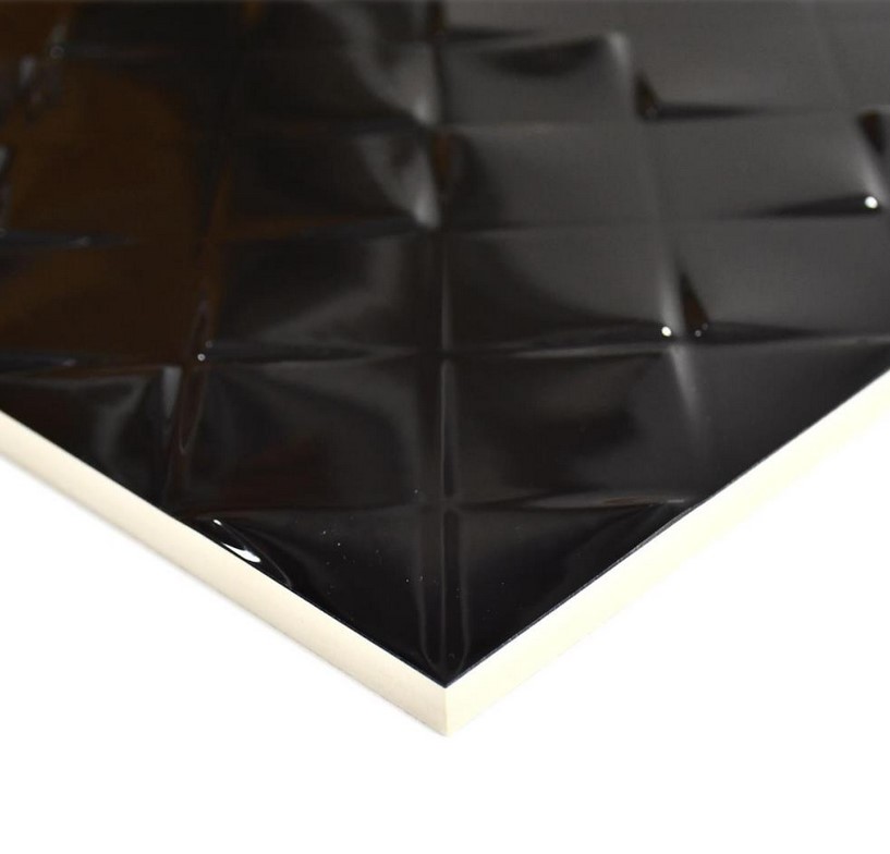 Villeroy & Boch 40x120 Monochrome Magic Excellence Uni Schwarz matt Dekorfliese