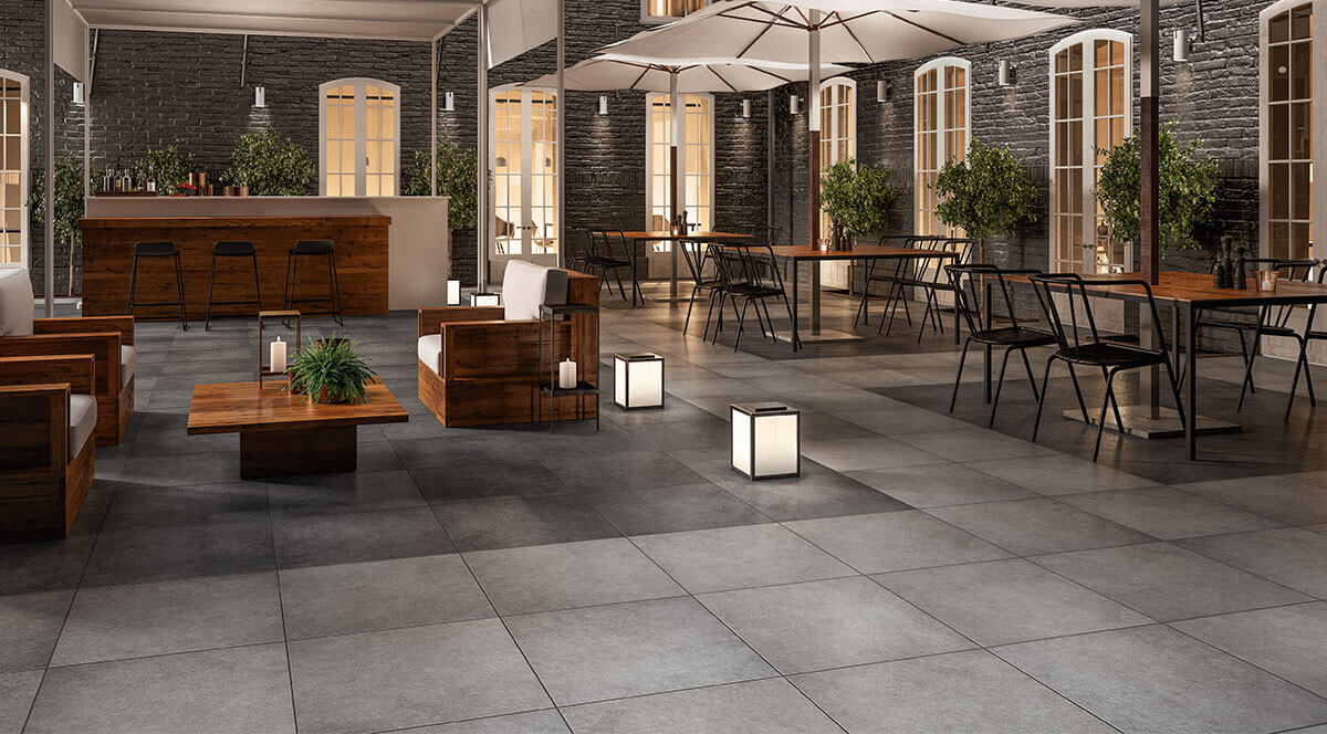 Villeroy & Boch X-Plane 60x60 Antrazit TERRASSENPLATTEN Stein-optik