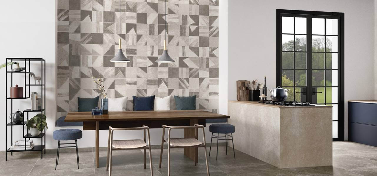 Villeroy & Boch 60x60 Atlanta Night Grey Wand-Boden-Fliesen Stein-Optik