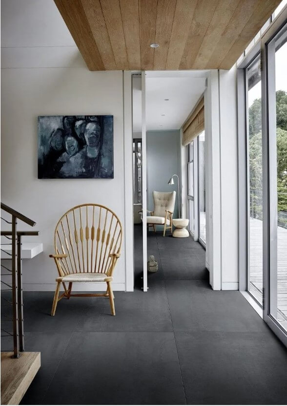 Interbau Adana volcano 80x80 BODEN-WAND-Fliesen Stein-optik