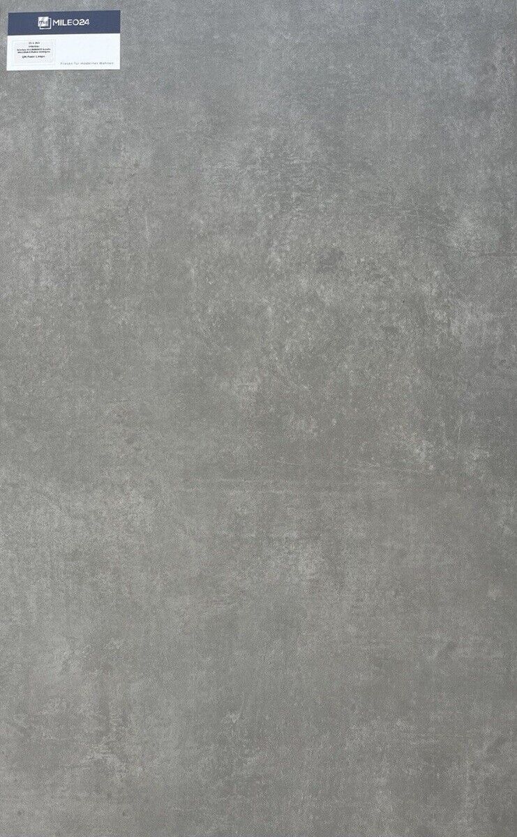 Fliesen Interbau 120x60x0,6 Scandic Malmö Mittelgrau Wand-Bodenfliese Steinoptik