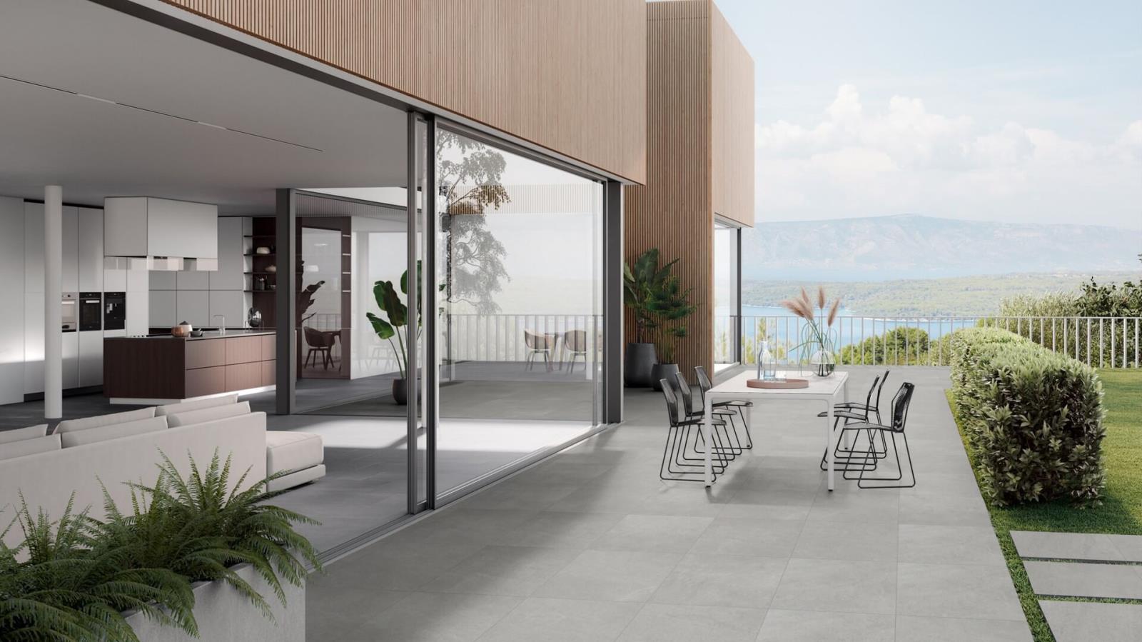 Gepadi 90x90 Nexos Stone 20 grau matt Terrassenplatte Steinoptik