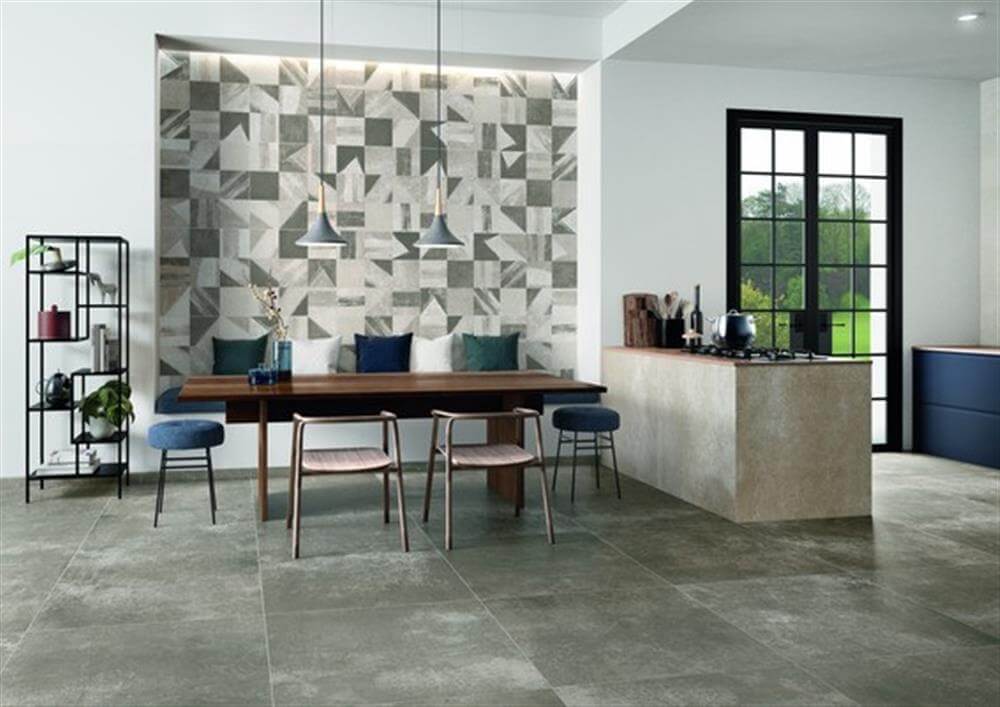Villeroy & Boch 60x60 Stein-Beton-optik Atlanta Grey Multicolor Fliesen Wand+Boden