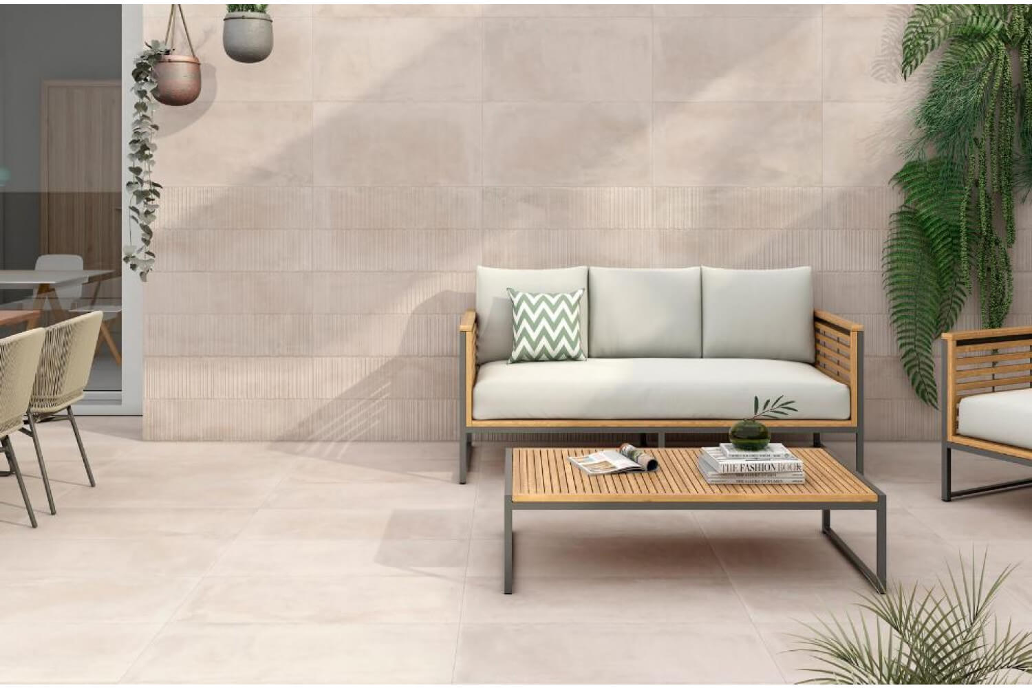 Interbau Empire 120x120 Sand BODEN-WAND-Fliesen Stein-Beton-optik