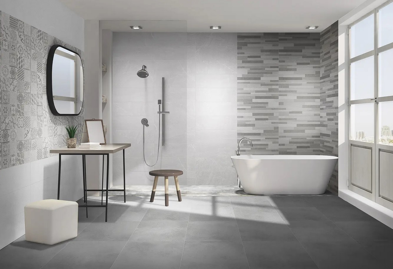 Meissen 60x60 Keramik More Grey matt Feinsteinzeug Steinoptik Rektifiziert Wand-Bodenfliese