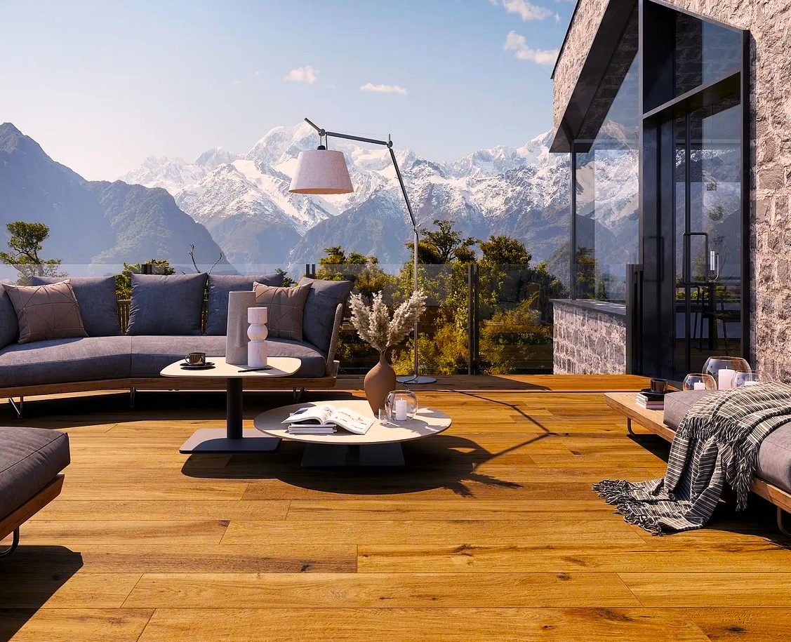 Terrassenplatten NOVABELL 40x120 HOLZOPTIK Artwood CHERRY