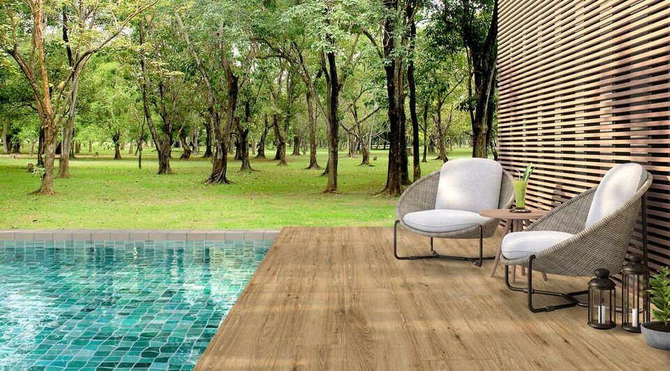 Terrassenplatten NOVABELL 40x120 HOLZOPTIK Artwood MALT