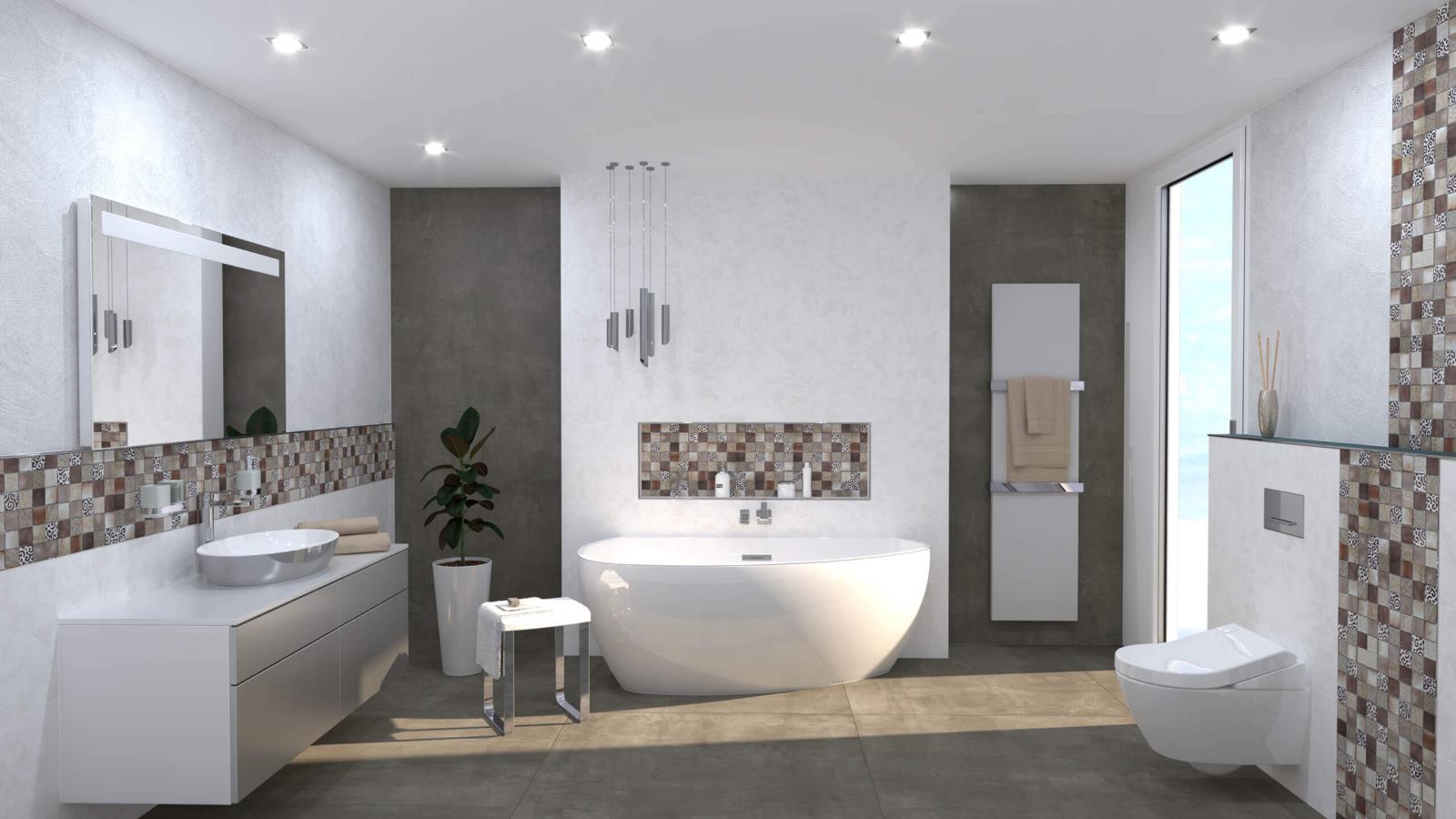 Fliesen Wand+Boden Mileo24 60x120 Big-Stone Arktisch