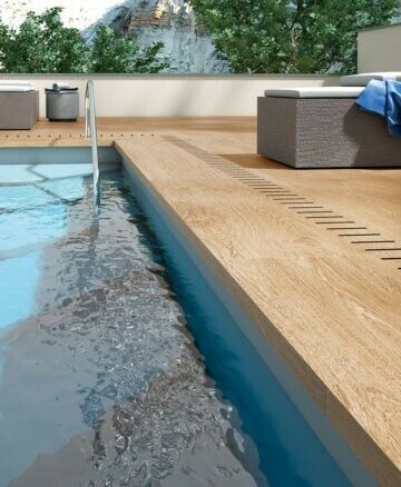 Terrassenplatten NOVABELL 30x180 HOLZOPTIK Eiche NATUR