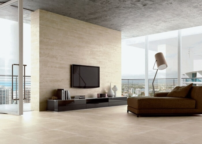Mileo24 60x60 Sandstein Sandgrey BODEN-WAND-Fliesen Stein-Beton-optik