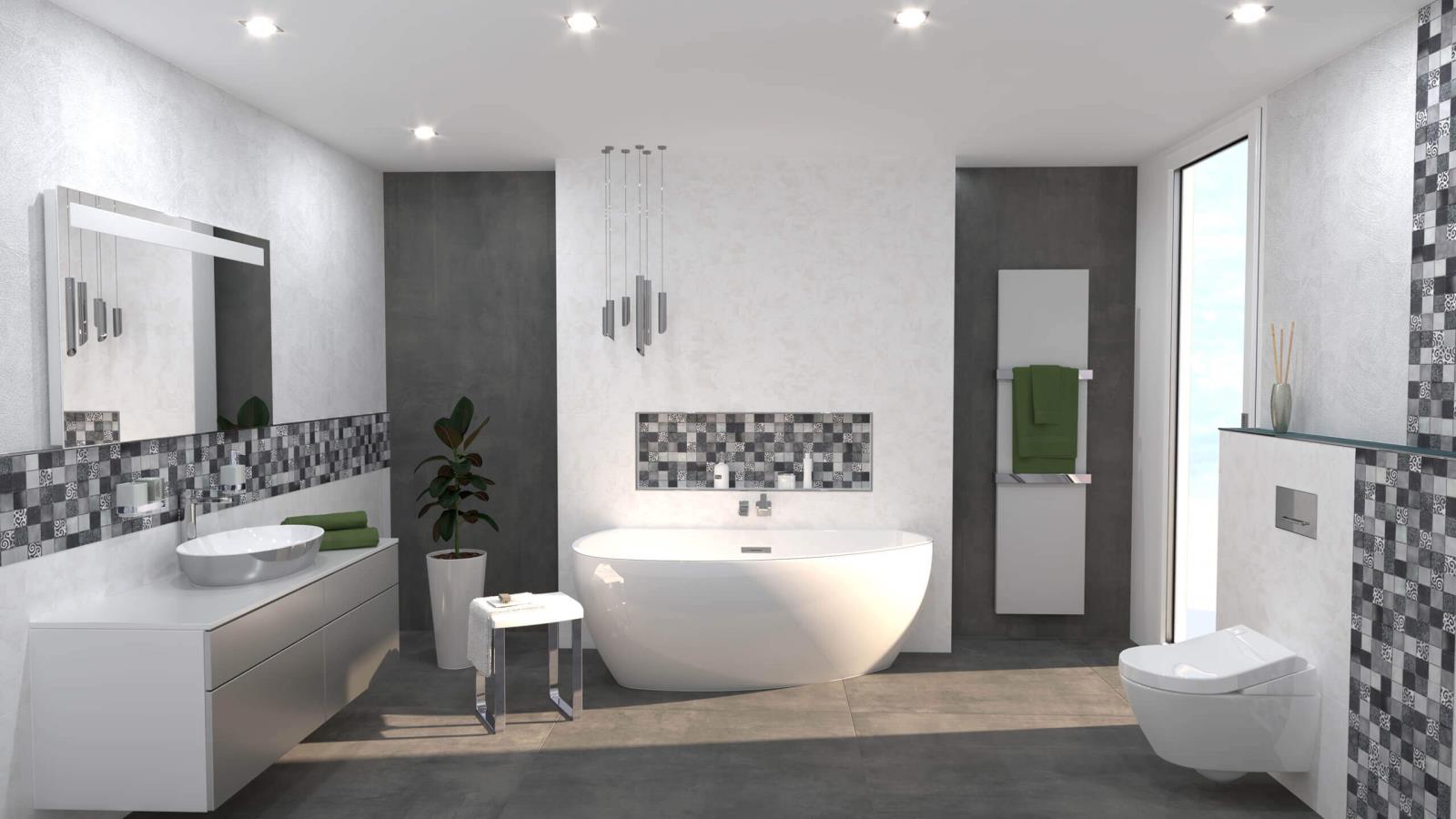 Fliesen Wand+Boden Mileo24 60x120 Big-Stone Arktisch