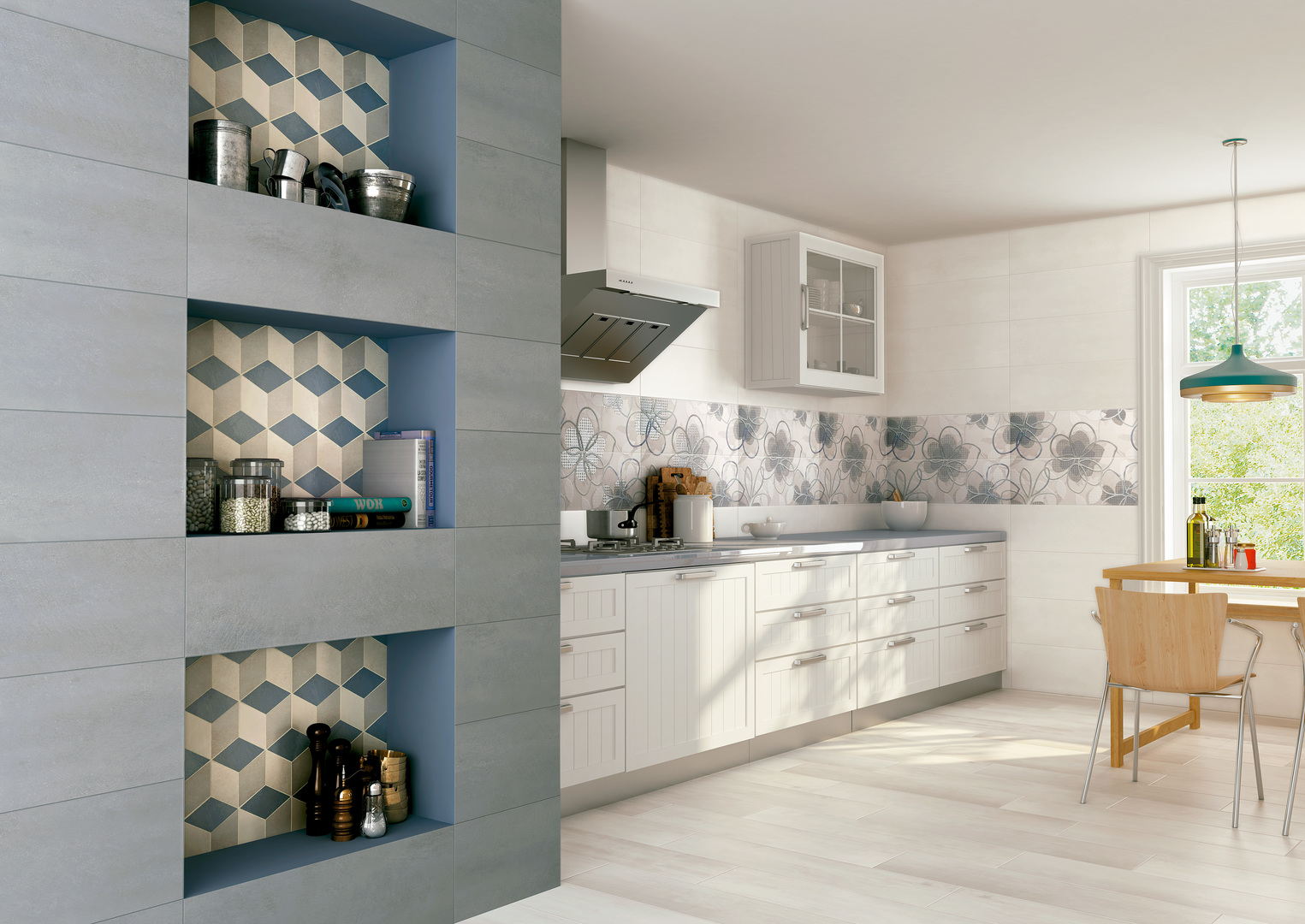 Fliesen Wand+Boden Nordceram 60x120 STEINOPTIK Tecno Mono GRAPHIT